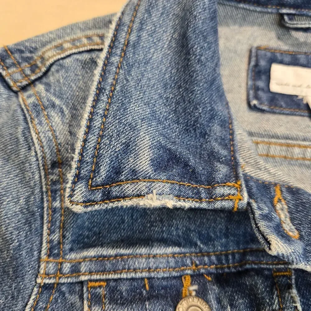 LOFT Girls Denim Jean Jacket Size XXS